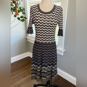 Missoni Zig Zag Knit Dress Size 10